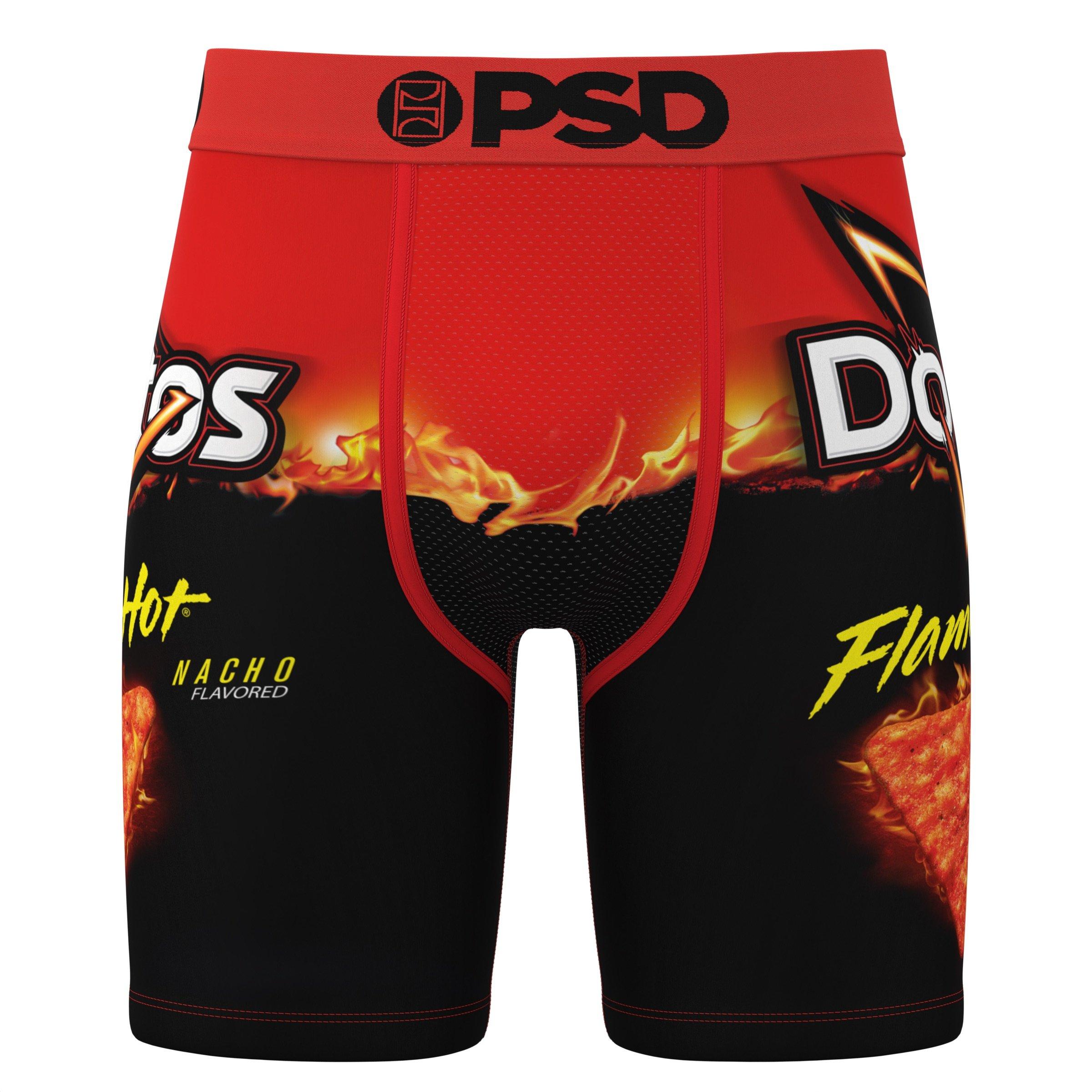PSD Men's Doritos Flaming Hot Nachos Underwear - Red/Black - RED/BLACK